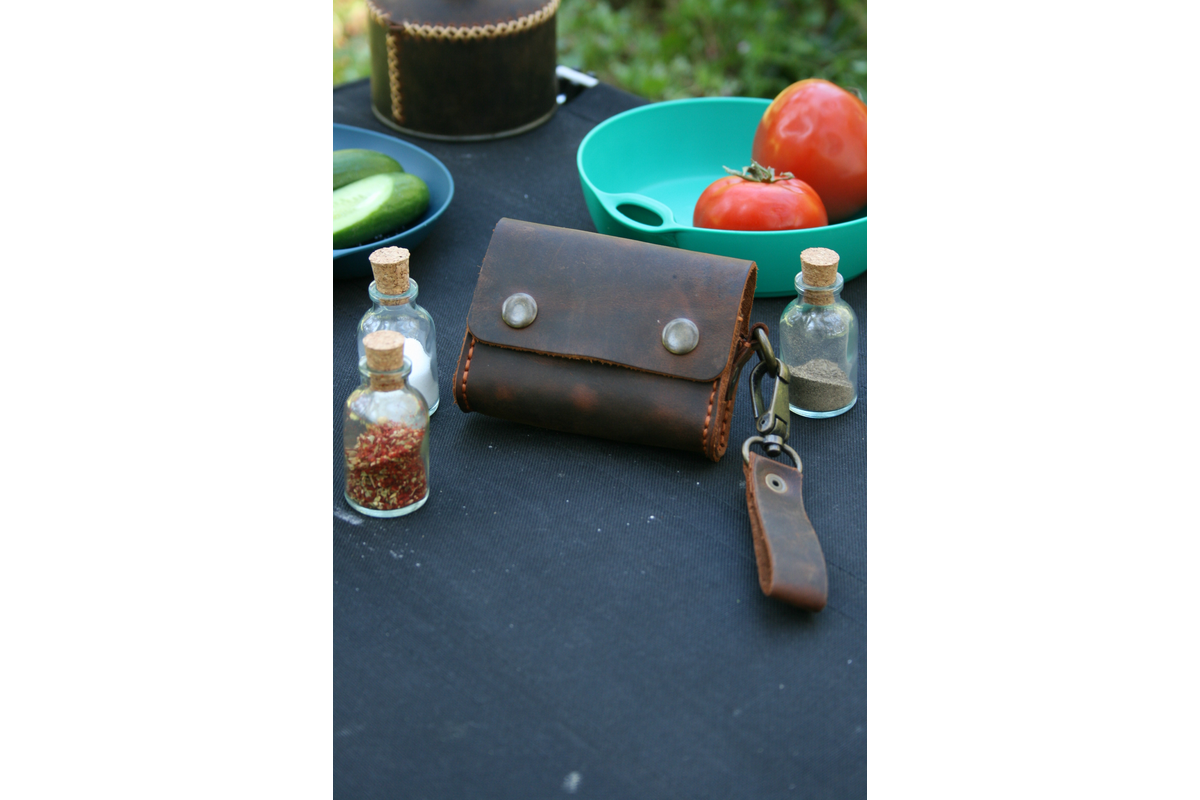 enkidu Leather Spice Holder