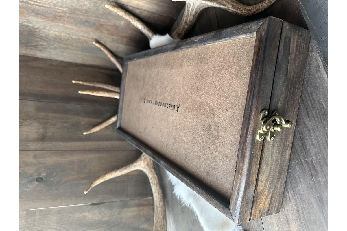 enkidu Pandora Wooden Gift Box (18 cm width, 35 cm length, 8.5 cm height)